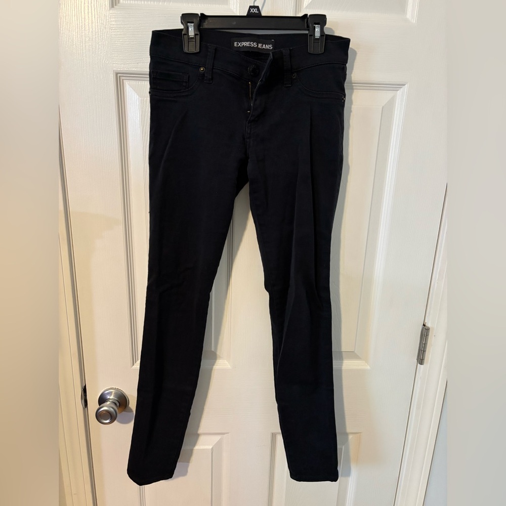 Express Black Skinny Jeans